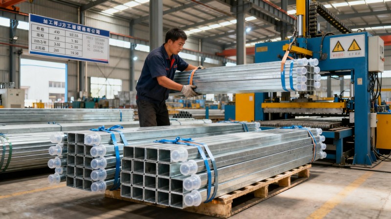 铅山镀锌矩形管生产厂家